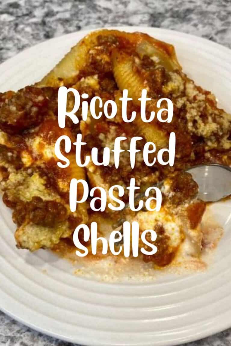 Ricotta Stuffed Pasta Shells Recipe