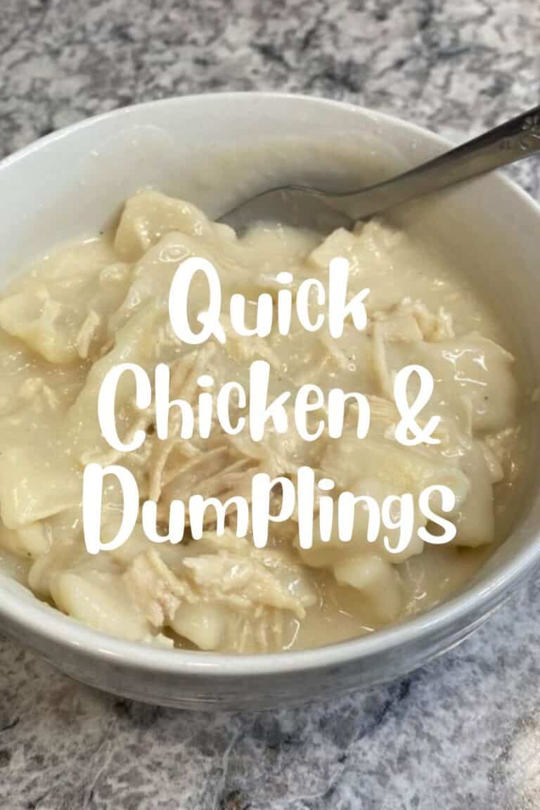 Quick Chicken & Dumplings