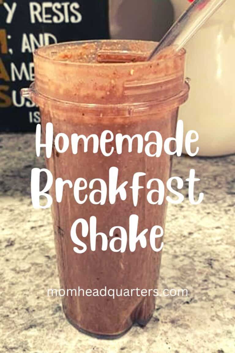 Homemade Breakfast Shake