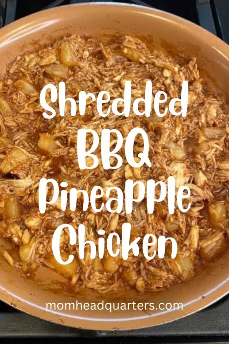 Shredded BBQ Pineapple Chicken