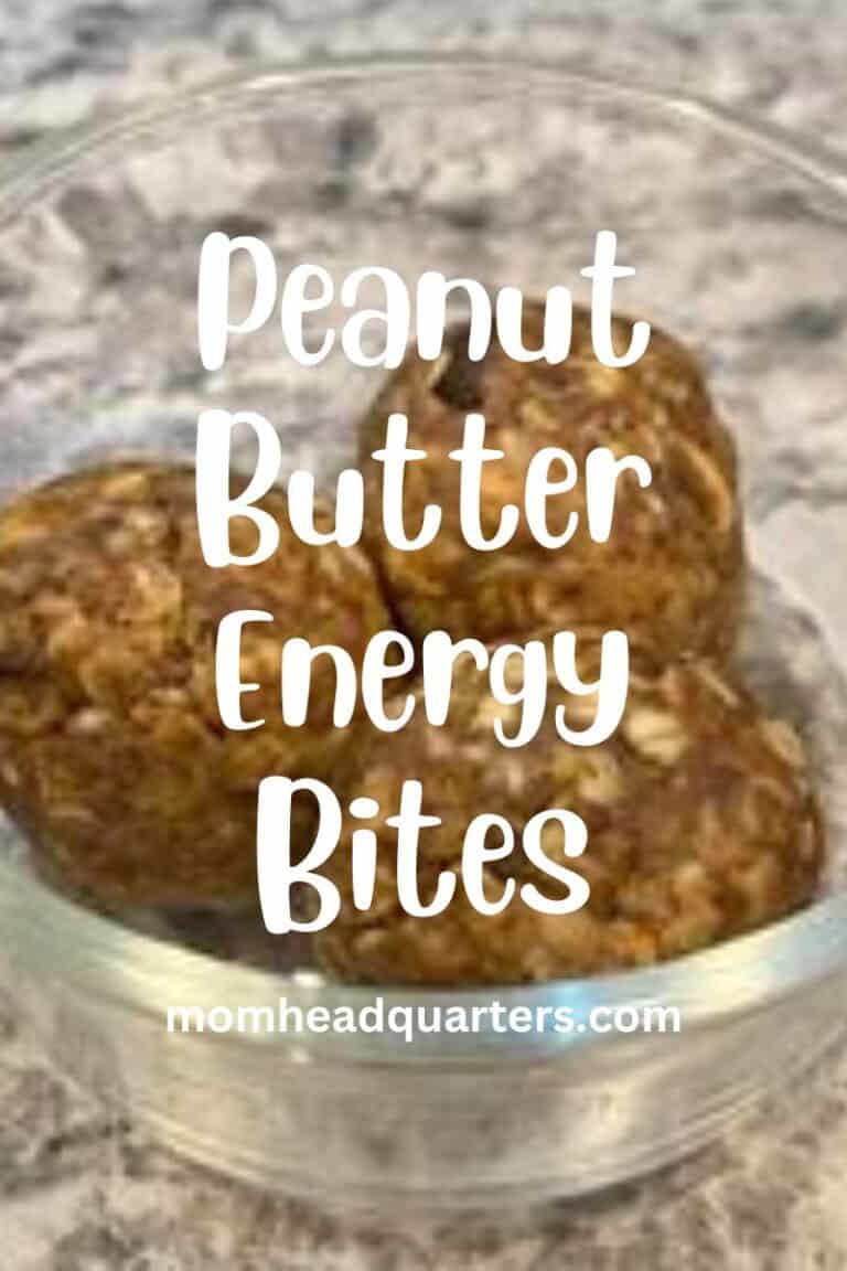 Peanut Butter Energy Bites